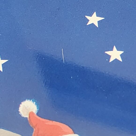 SNP Santa & Reindeer Snack Tray Round Tin Christmas Holiday Seasonal Vintage - Picture 3 of 10